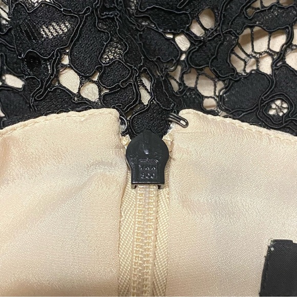 J. Crew Guipure Lace Spaghetti Strap Dress Black 10 - Picture 5 of 9